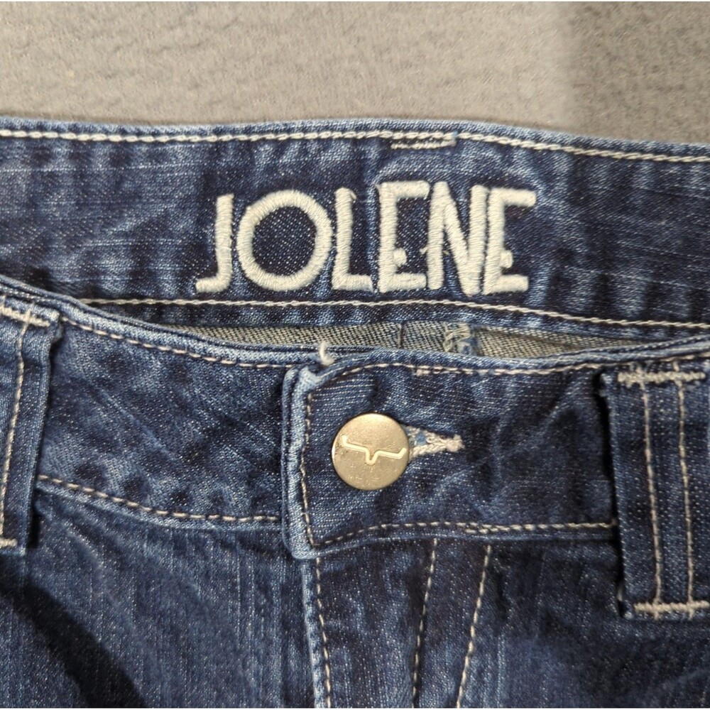 Kimes Ranch Jeans Women's 8x32 Blue Jolene Low Rise Bootcut Western Denim Rodeo